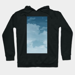 Blue Cloudy Sky Hoodie